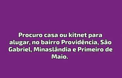 Imagem: A casa possui 1 Dormitório, 1 Banheiro e está localizado