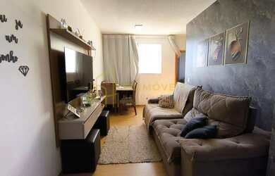 Imagem: O apartamento possui 2 Dormitórios, 1 Banheiro, 1 Vaga na garagem