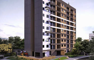 Imagem: O apartamento possui 2 Dormitórios, 1 Banheiro, 1 Vaga na garagem