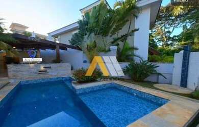 Imagem: A casa em condomínio possui 4 Dormitórios, 5 Banheiros, 5