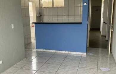 Imagem: O apartamento possui 1 Dormitório, 1 Banheiro, 1 Vaga na garagem