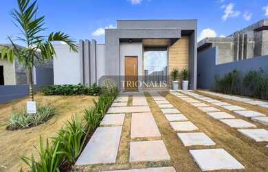 Imagem: A casa em condomínio possui 3 Dormitórios, 3 Banheiros, 156m²