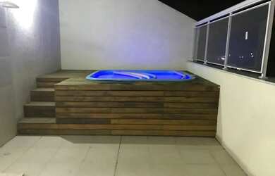 Imagem: O apartamento na cobertura possui 4 Dormitórios, 3 Banheiros