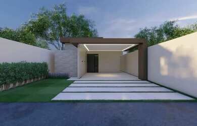 Imagem: A casa em condomínio possui 3 Dormitórios, 2 Banheiros, 2