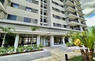 Imagem: O apartamento possui 1 Dormitório, 2 Banheiros, 1 Vaga na garagem