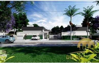 Imagem: A casa possui 2 Dormitórios, 1 Banheiro, 1 Vaga na garagem