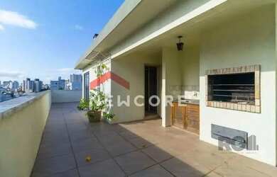 Imagem: O apartamento na cobertura possui 3 Dormitórios, 4 Banheiros