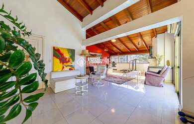 Imagem: O apartamento na cobertura possui 3 Dormitórios, 4 Banheiros