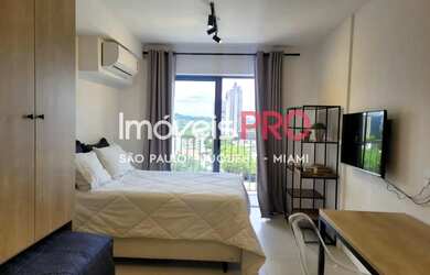 Imagem: O apartamento possui 1 Dormitório, 1 Banheiro, 27m² de Área