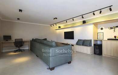 Imagem: O apartamento na cobertura possui 2 Dormitórios, 2 Banheiros