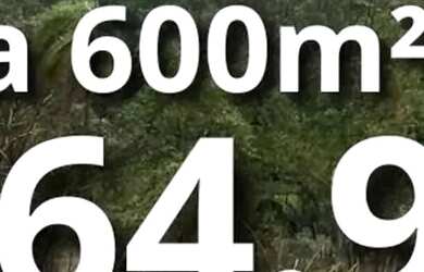 Imagem: O terreno possui 600m² de Área e está localizado em Centro