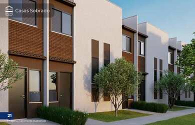 Imagem: A casa em condomínio possui 2 Dormitórios, 1 Banheiro, 1 Vaga