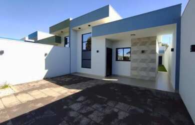 Imagem: A casa possui 3 Dormitórios, 3 Banheiros, 2 Vagas na garagem