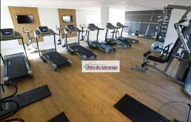 Imagem: O apartamento possui 1 Dormitório, 1 Banheiro, 1 Vaga na garagem