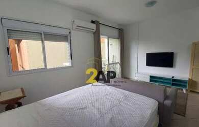 Imagem: O studio possui 1 Dormitório, 1 Banheiro, 1 Vaga na garagem