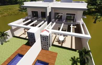 Imagem: A casa possui 3 Dormitórios, 1 Banheiro, 1 Vaga na garagem