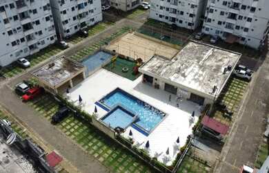 Imagem: O apartamento possui 2 Dormitórios, 1 Banheiro, 1 Vaga na garagem