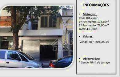 Imagem: O depósito possui 2 Vagas na garagem, 435m² de Área e está