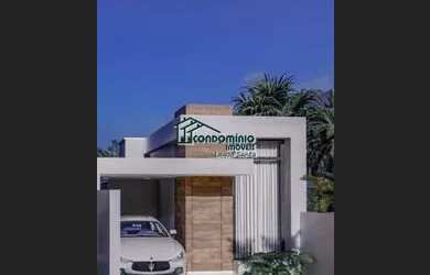 Imagem: A casa possui 3 Dormitórios, 2 Banheiros, 2 Vagas na garagem