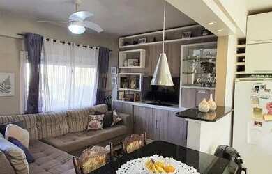 Imagem: O apartamento possui 2 Dormitórios, 1 Banheiro, 1 Vaga na garagem