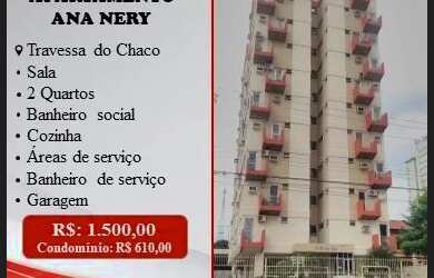 Imagem: O apartamento possui 2 Dormitórios, 2 Banheiros, 1 Vaga na