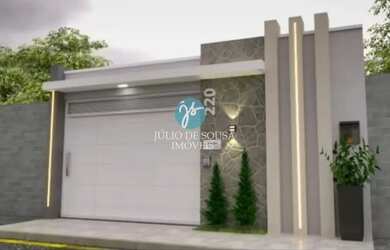 Imagem: A casa possui 3 Dormitórios, 2 Banheiros, 3 Vagas na garagem