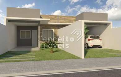 Imagem: A casa à venda possui 2 Dormitórios, 1 Banheiro, 2 Vagas na