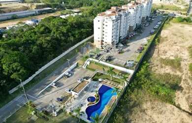 Imagem: O apartamento na cobertura possui 3 Dormitórios, 2 Banheiros