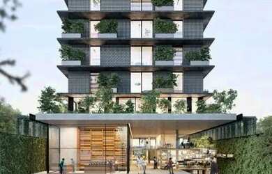 Imagem: O studio possui 2 Dormitórios, 2 Banheiros e 58m² de Área