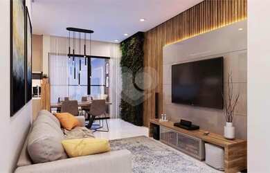 Imagem: O apartamento possui 2 Dormitórios, 1 Banheiro, 2 Vagas na