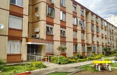 Imagem: O apartamento possui 1 Dormitório, 1 Banheiro, 1 Vaga na garagem