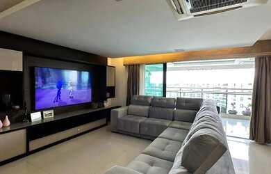 Imagem: O apartamento possui 4 Dormitórios, 4 Banheiros, 4 Vagas na