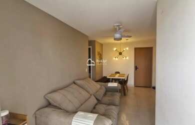 Imagem: O apartamento possui 1 Dormitório, 2 Banheiros, 1 Vaga na garagem