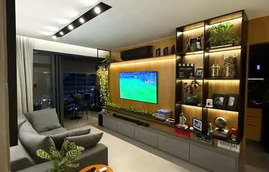 Imagem 2: Apartamento reformado, mobiliado, para venda pu aluguel, 106m2, 3 quartos...