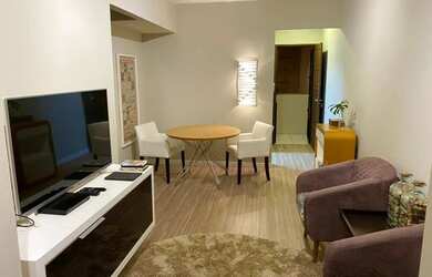 Imagem: O studio possui 1 Dormitório, 1 Banheiro, 1 Vaga na garagem