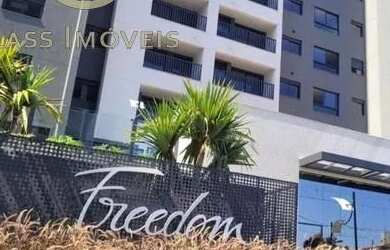 Imagem: O apartamento possui 1 Dormitório, 2 Banheiros, 1 Vaga na garagem