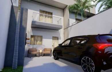 Imagem: A casa possui 2 Dormitórios, 2 Banheiros, 2 Vagas na garagem