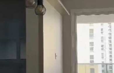 Imagem: O apartamento possui 1 Dormitório, 2 Banheiros, 1 Vaga na garagem