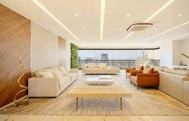 Imagem: O apartamento possui 3 Dormitórios, 1 Banheiro, 5 Vagas na