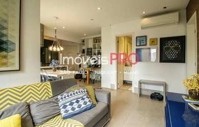 Imagem: O apartamento possui 1 Dormitório, 1 Banheiro, 1 Vaga na garagem