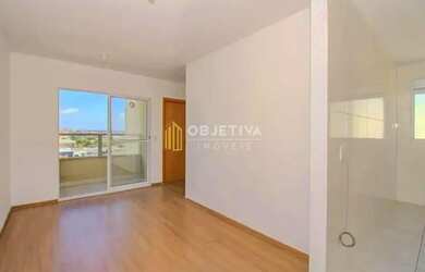 Imagem: O apartamento possui 2 Dormitórios, 1 Banheiro, 1 Vaga na garagem