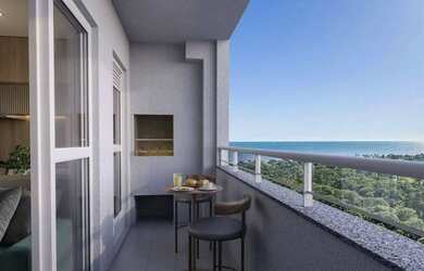 Imagem: O apartamento possui 2 Dormitórios, 1 Banheiro, 1 Vaga na garagem