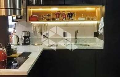 Imagem: O apartamento na cobertura possui 3 Dormitórios, 2 Banheiros