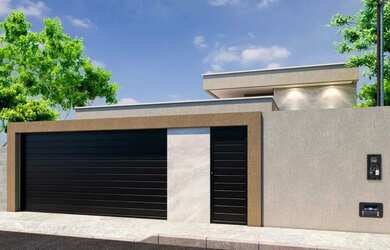 Imagem: A casa possui 3 Dormitórios, 2 Banheiros, 2 Vagas na garagem