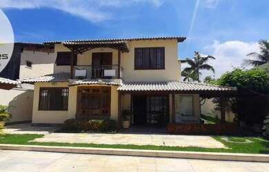 Imagem: A casa em condomínio possui 4 Dormitórios, 5 Banheiros, 3