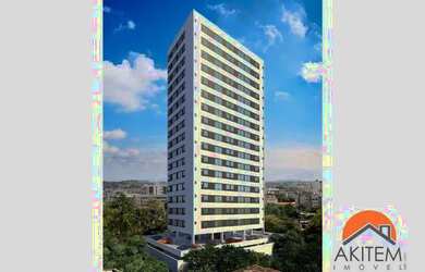 Imagem: O apartamento possui 1 Dormitório, 1 Banheiro, 1 Vaga na garagem