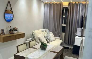 Imagem: O apartamento possui 2 Dormitórios, 1 Banheiro, 1 Vaga na garagem