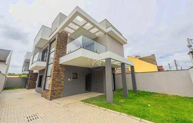 Imagem: A casa em condomínio possui 3 Dormitórios, 4 Banheiros, 2