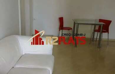 Imagem: O apartamento possui 1 Dormitório, 1 Banheiro, 1 Vaga na garagem