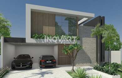 Imagem: A casa em condomínio possui 4 Dormitórios, 3 Banheiros, 4